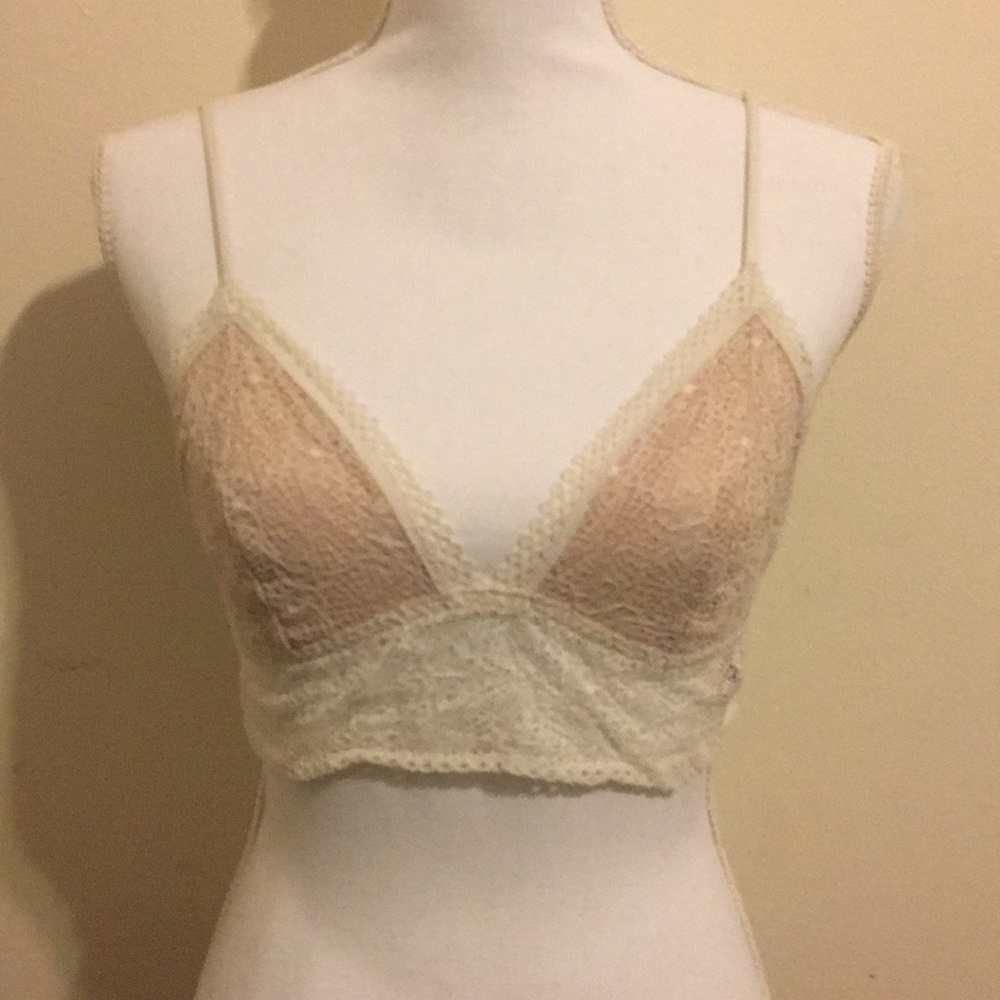 White bralette from Victoria’s Secret size Large